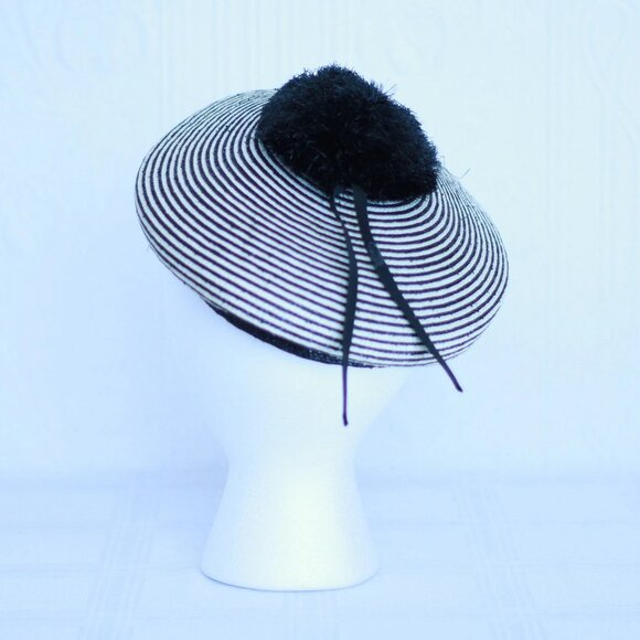 60's Adolfo II sailor straw hat - Picture 3 of 5